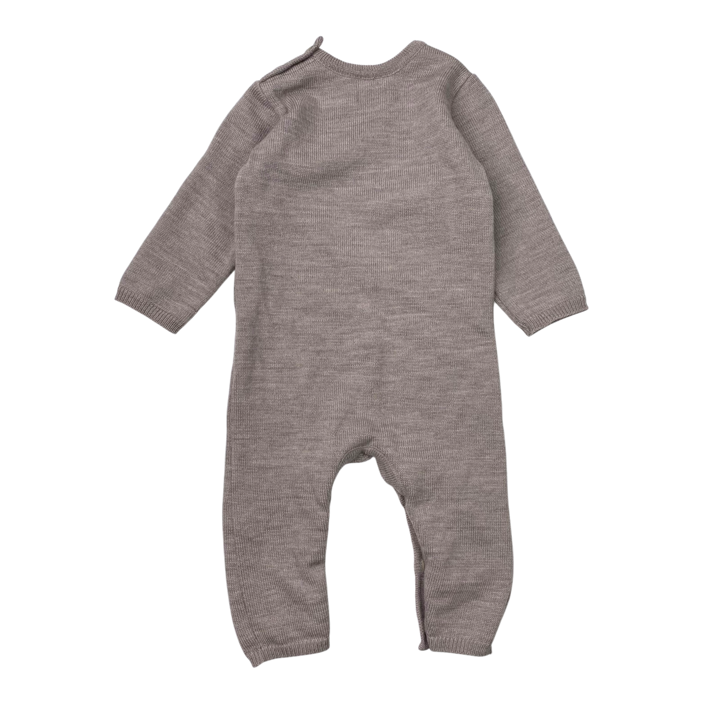 Gugguu merino wool jumpsuit, light coffee | 62/68cm