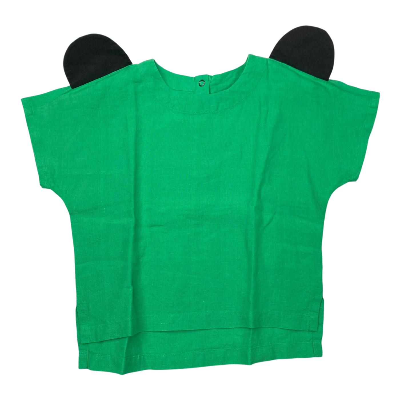 Papu linen t-shirt, lime green | 98/104cm