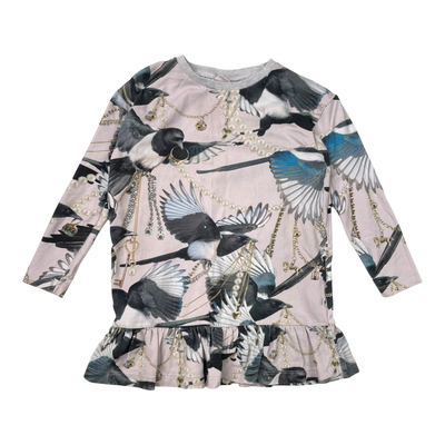 Molo caras dress, bird | 92/98cm