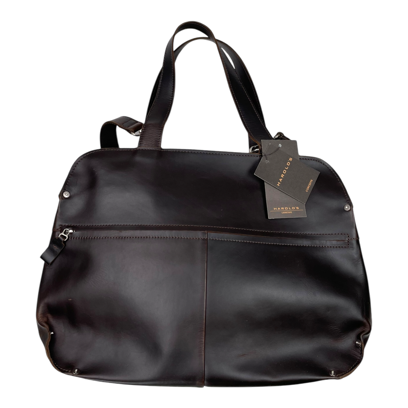 Harold's Bags business bag, dark brown