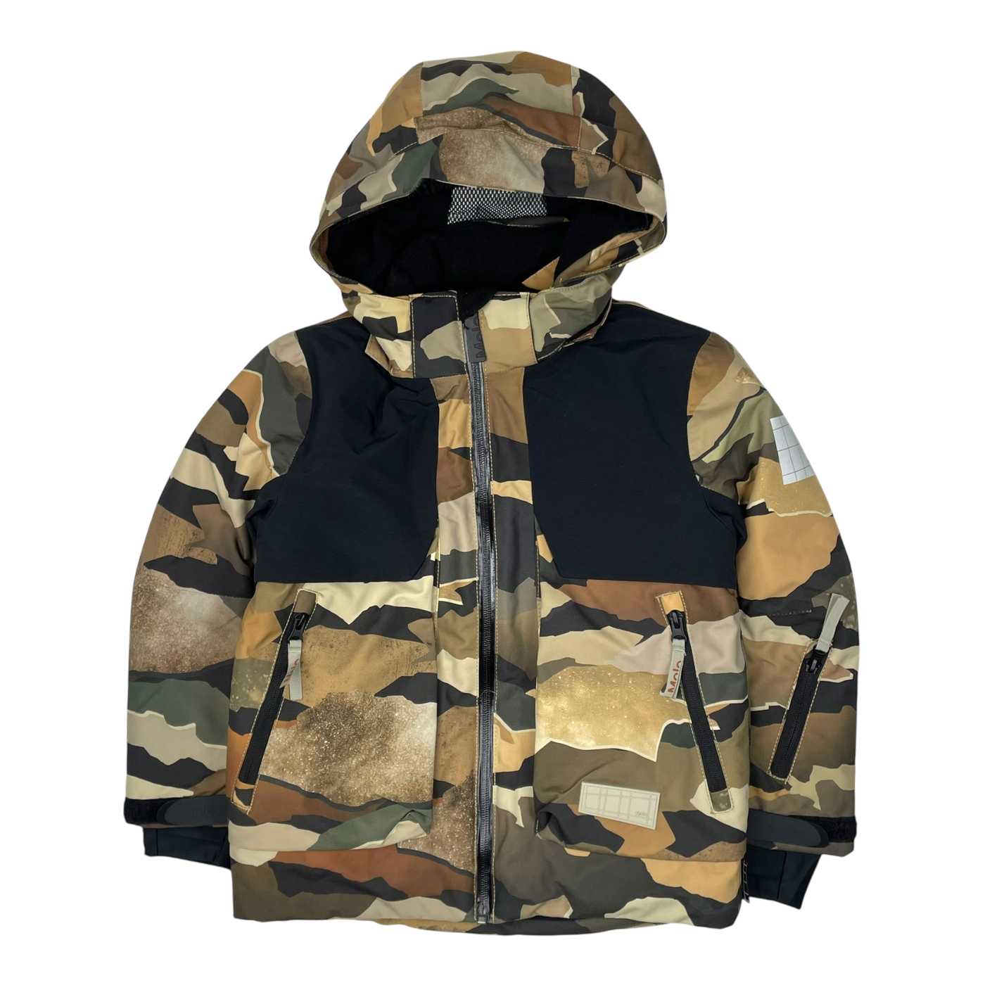 Molo alpine winter jacket, camo | 116cm