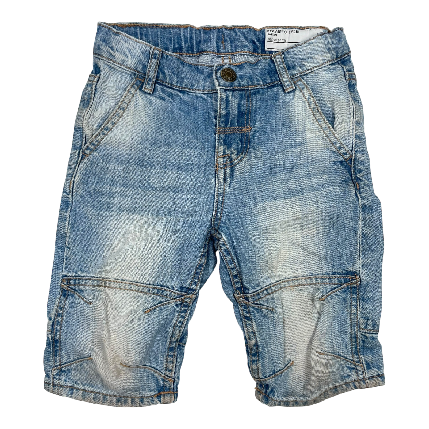 Polarn O. Pyret denim shorts, blue | 98cm