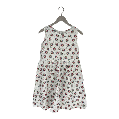 Bypias linen dress, flowers | woman S