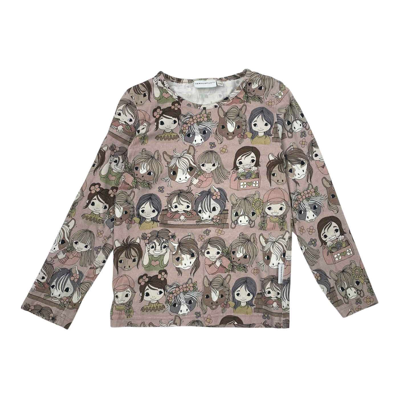 Versonpuoti shirt, horse girls | 116cm