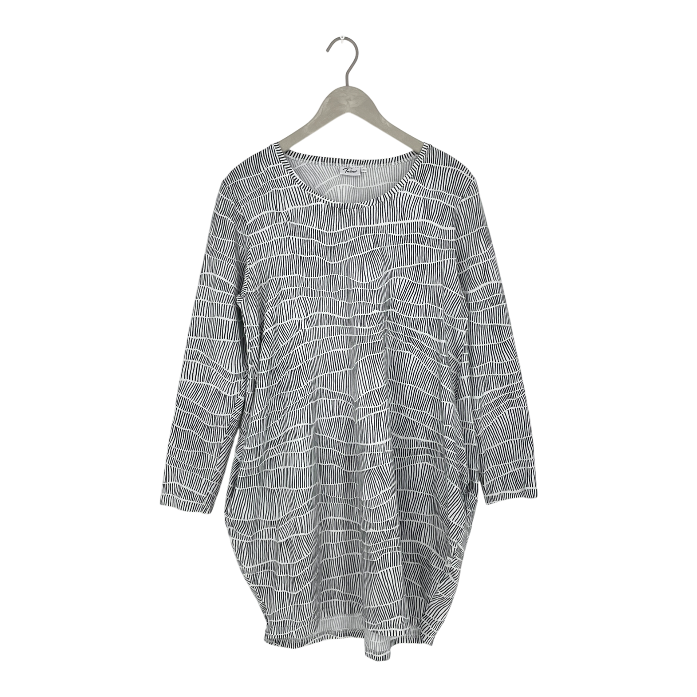 Taimi tunic, black/white | woman XL