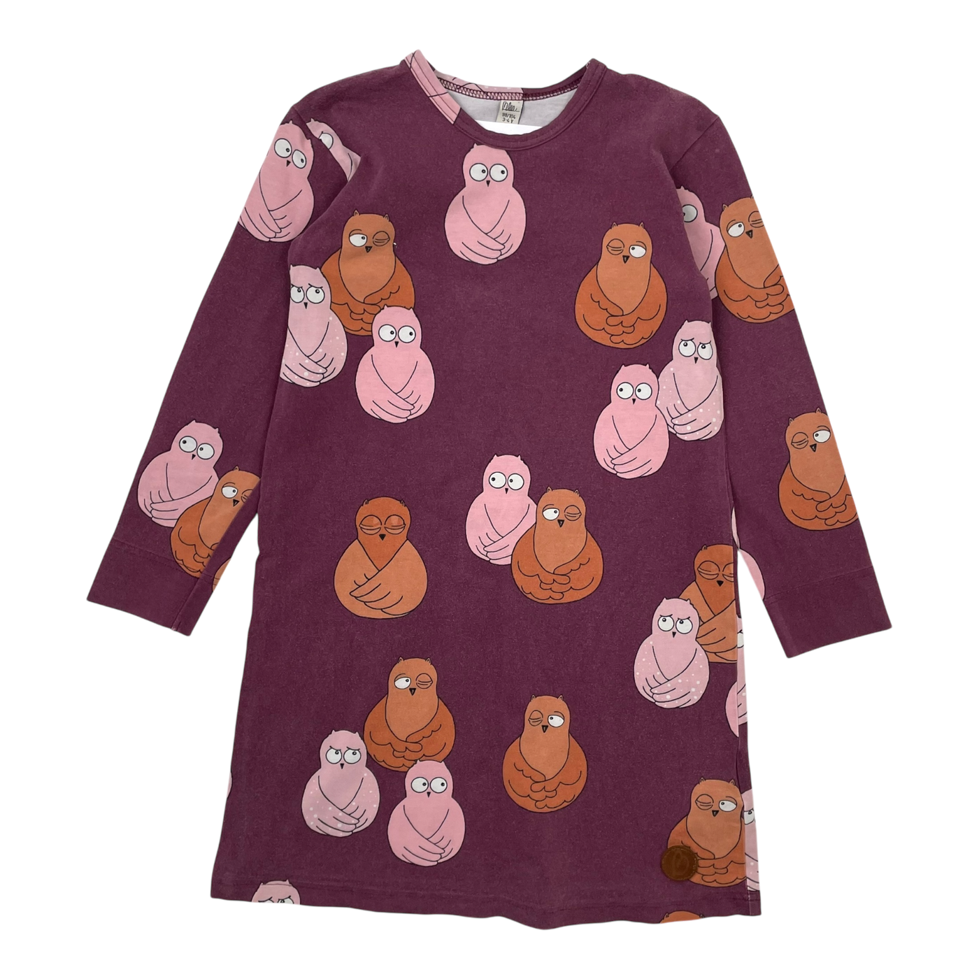 Blaa night dress, owls | 98/104cm