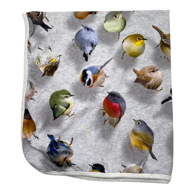 Molo Neala tricot blanket, birds | onesize