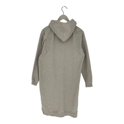 Globe Hope hoodie dress, grey tan melange | woman S