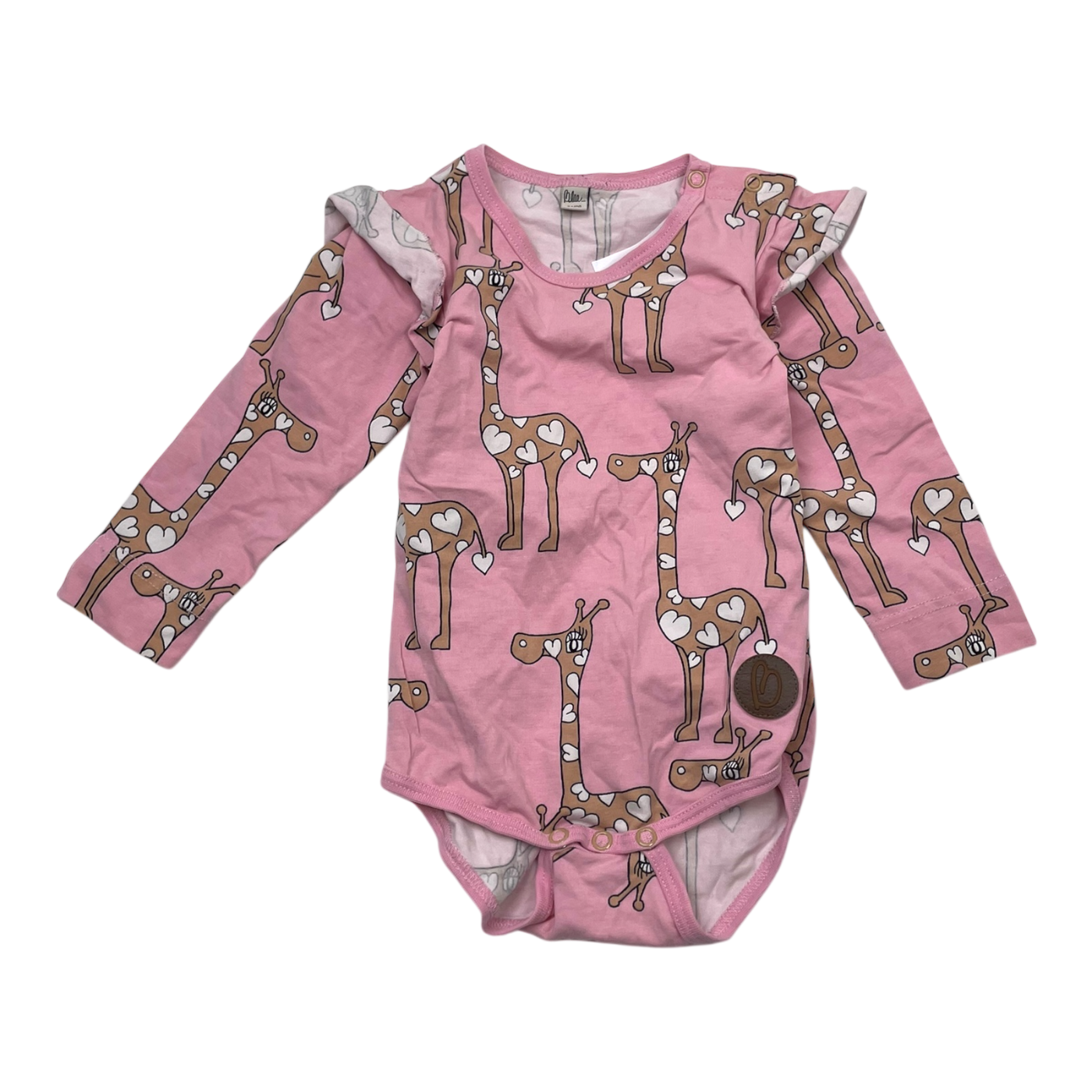 Blaa frill body, giraffe | 74/80cm