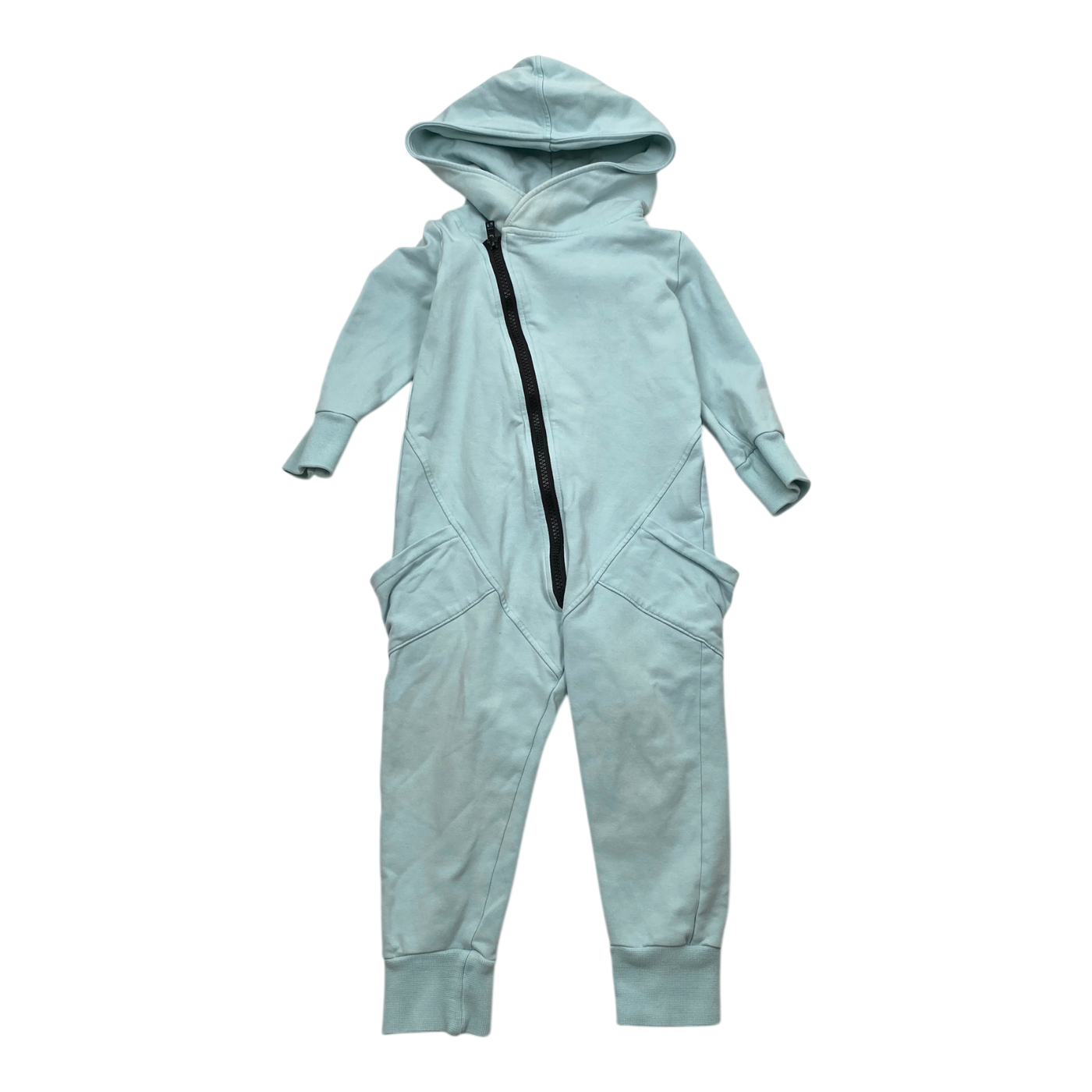 Gugguu sweat jumpsuit, turquoise | 92cm