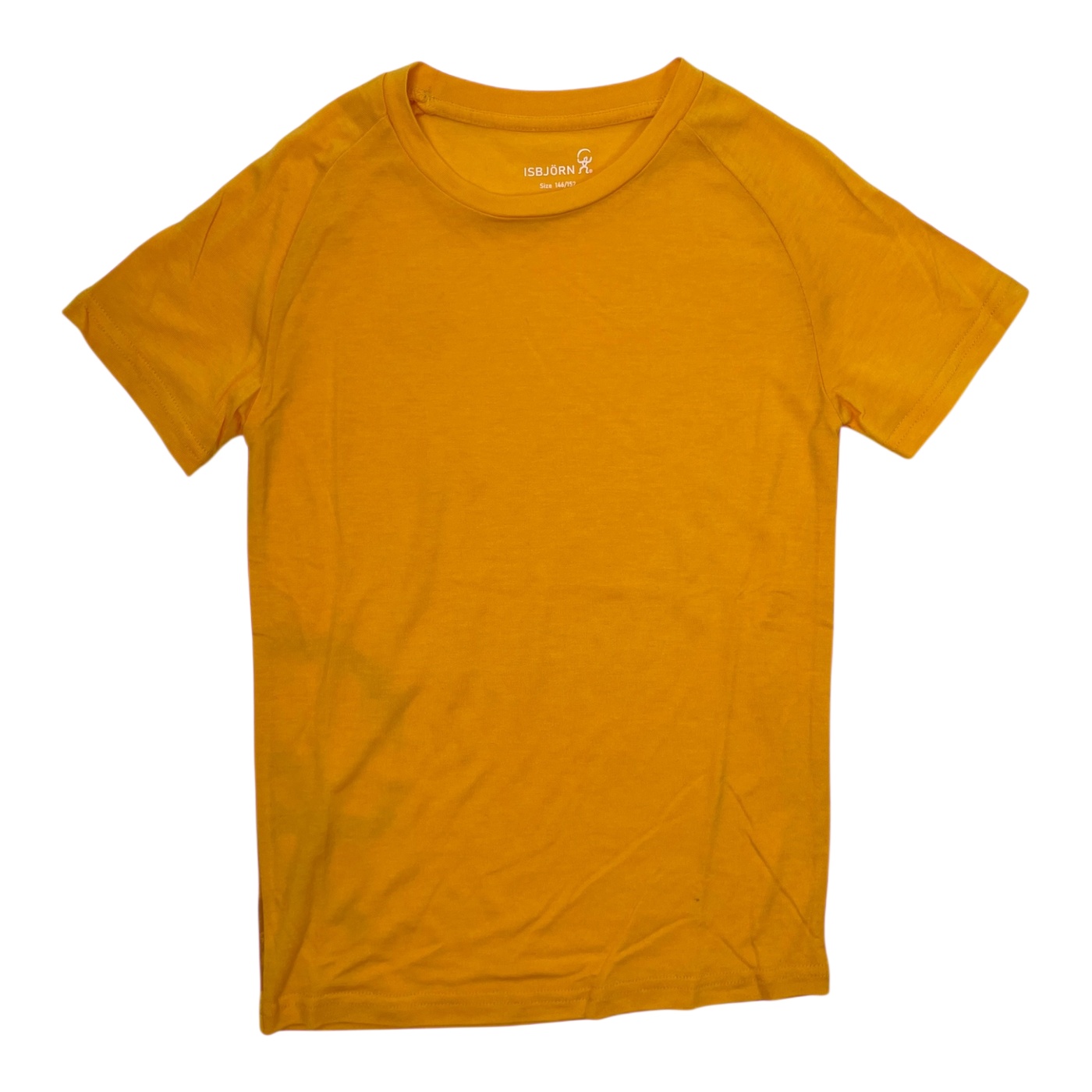 Isbjörn merino blend t-shirt, yellow | 146/152cm