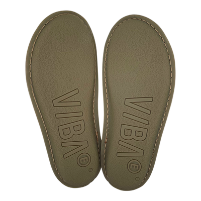 VIBAe Roma leather slippers, fawn tan | 44