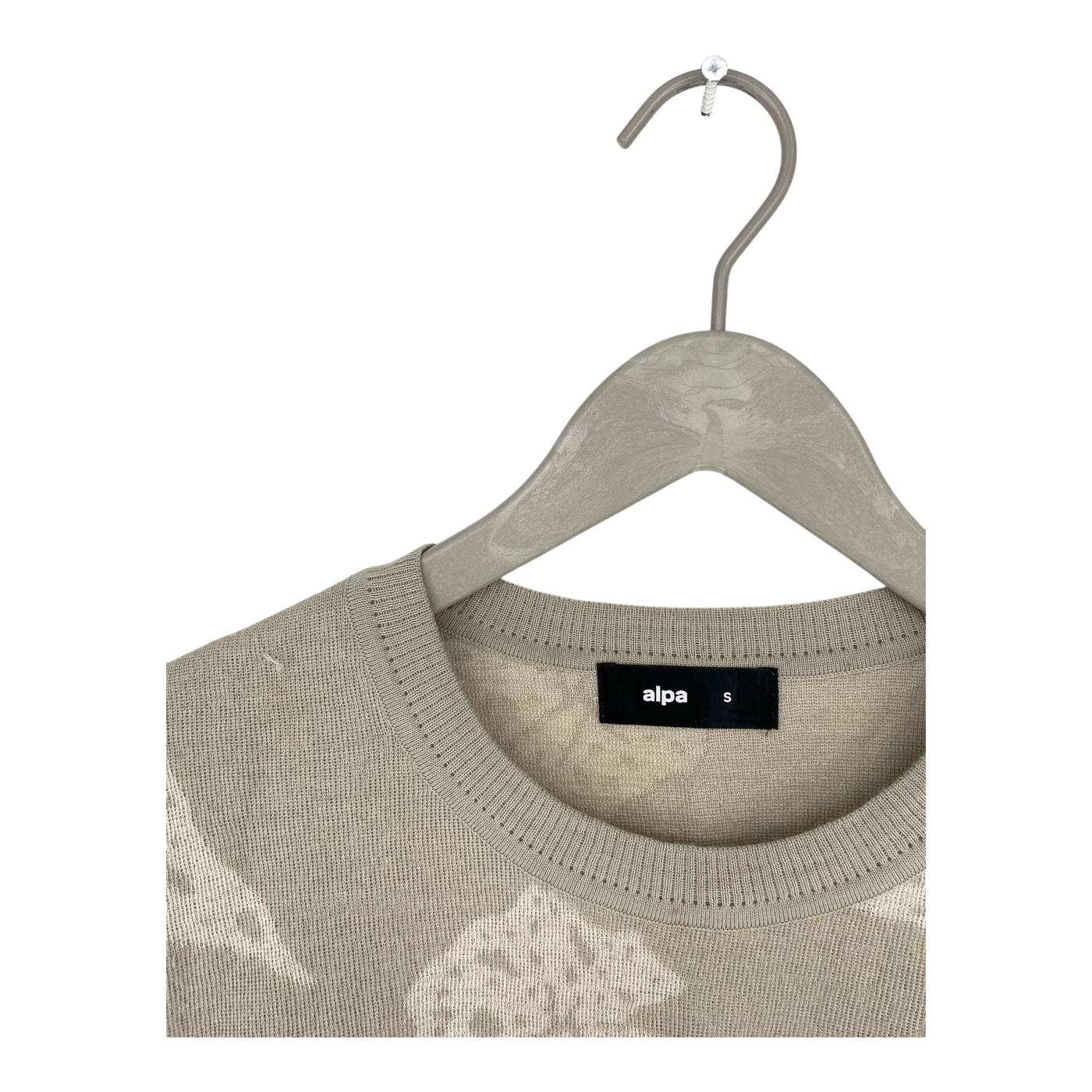 Alpa begonia alpakka silk t-shirt, leafs | woman S