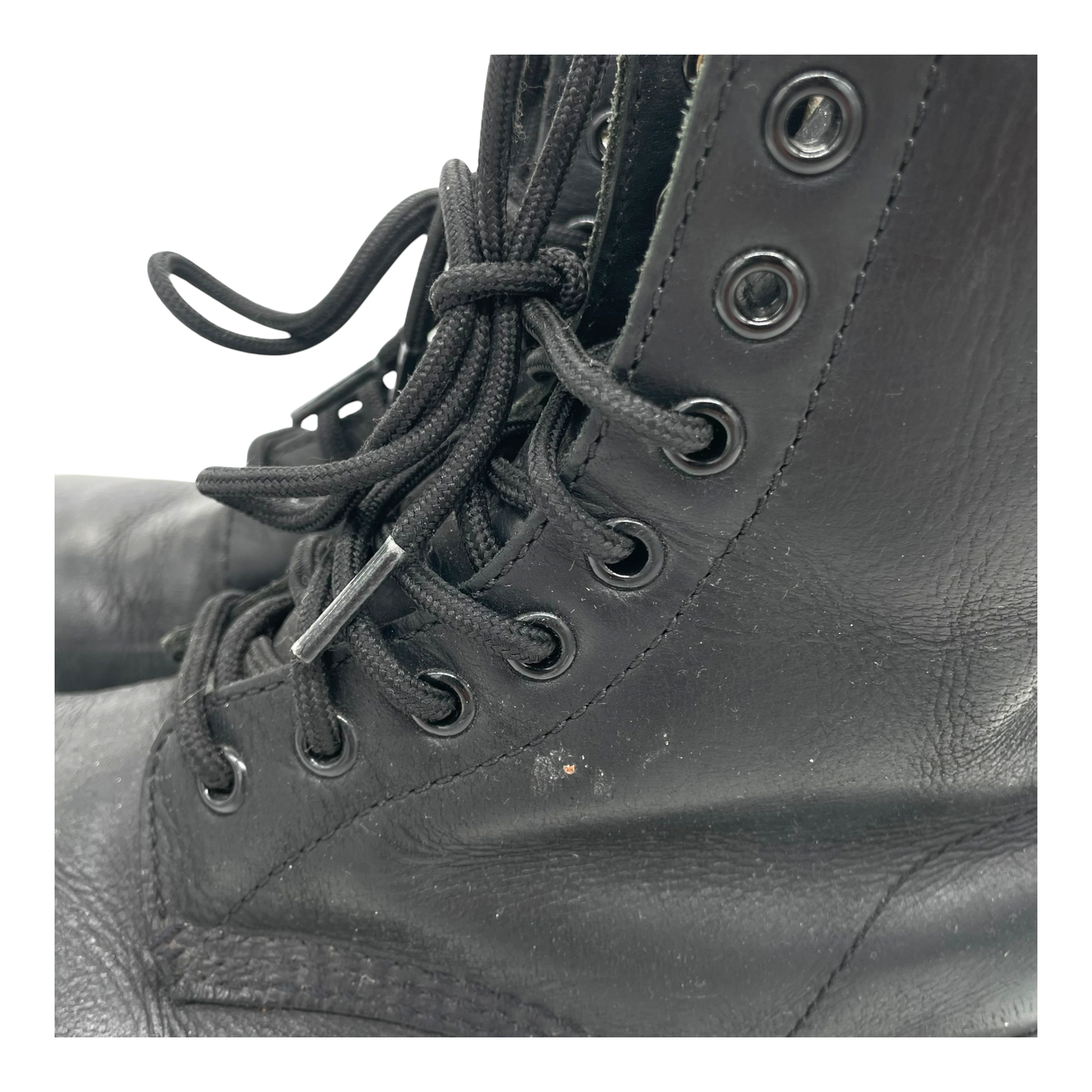 Dr. Martens 1460 serena collar faux fur boots, black | 38