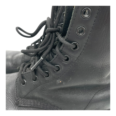 Dr. Martens 1460 serena collar faux fur boots, black | 38