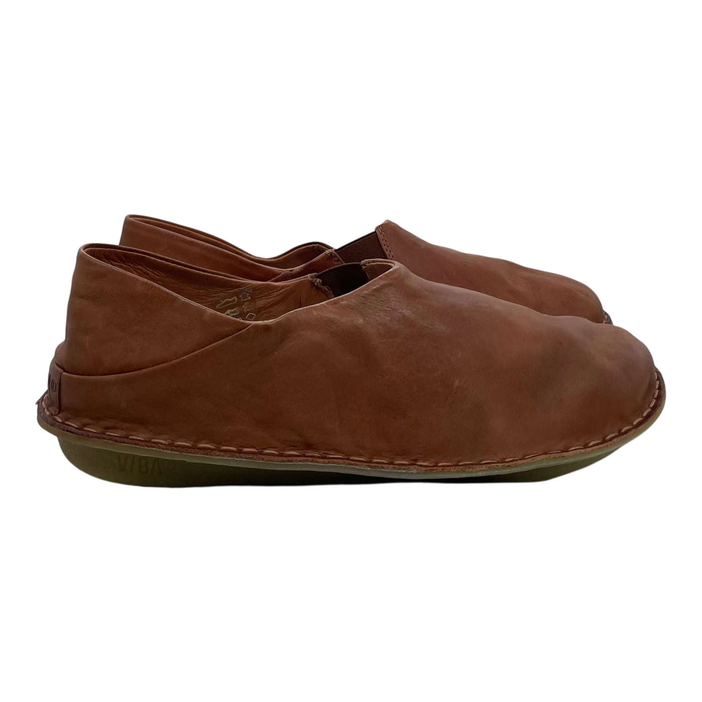 VIBAe Zuma leather shoes, cognac brown | 44