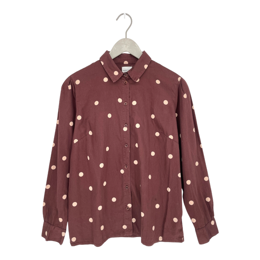 People Tree edie shirt, polka dots | woman XS/S