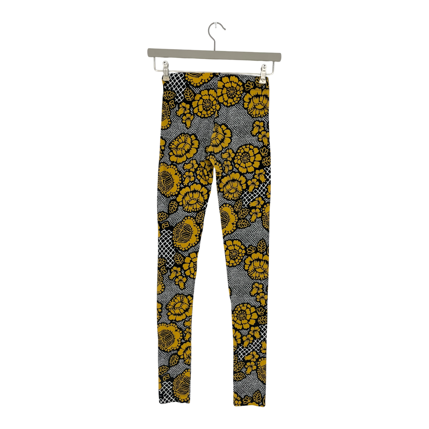 Ommellinen tricot leggings, babushka roses | woman XS