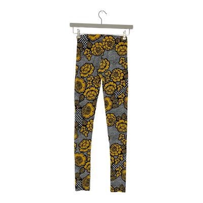Ommellinen tricot leggings, babushka roses | woman XS