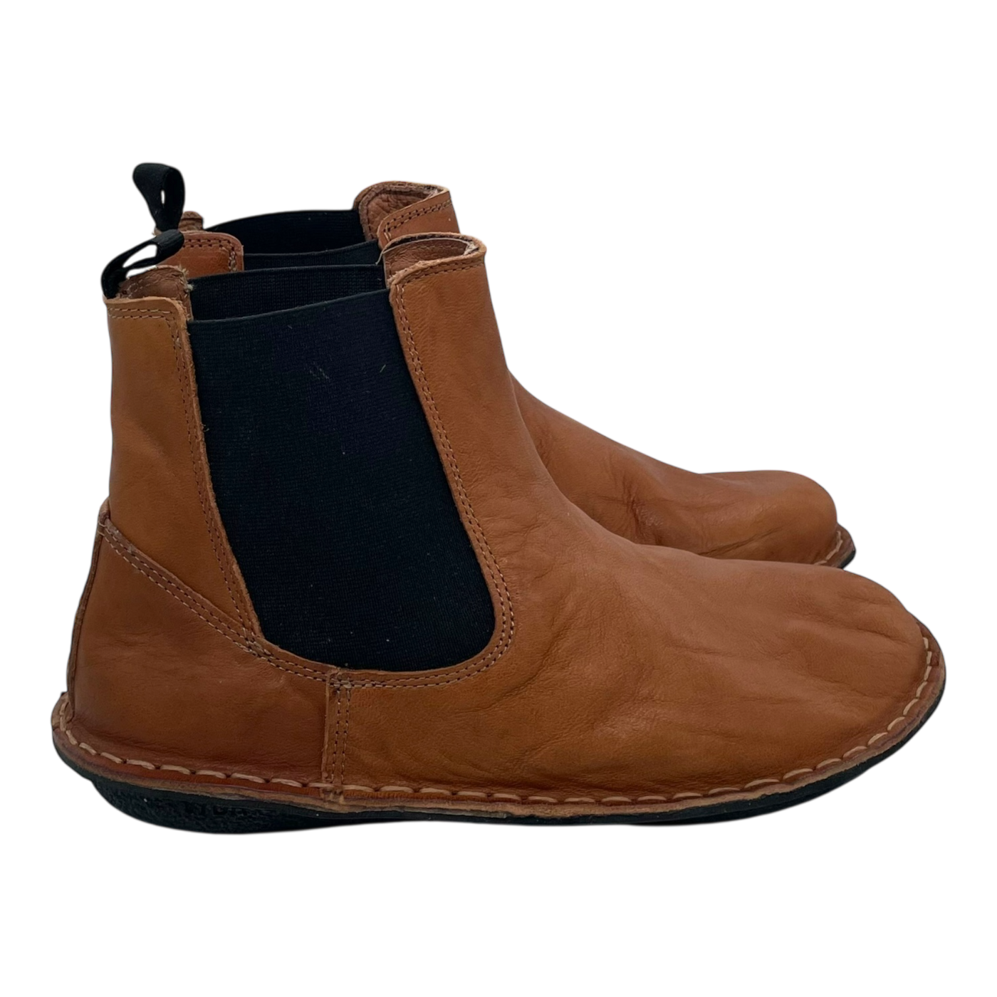 VIBAe Helsinki leather boots, cognac brown | 37