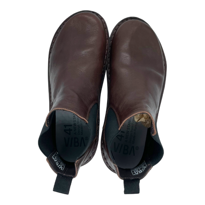 VIBAe Helsinki leather boots, cocoa brown | 41