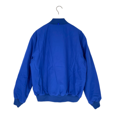 Embassy of Bricks and Logs mapes bomber jacket, blue | unisex L