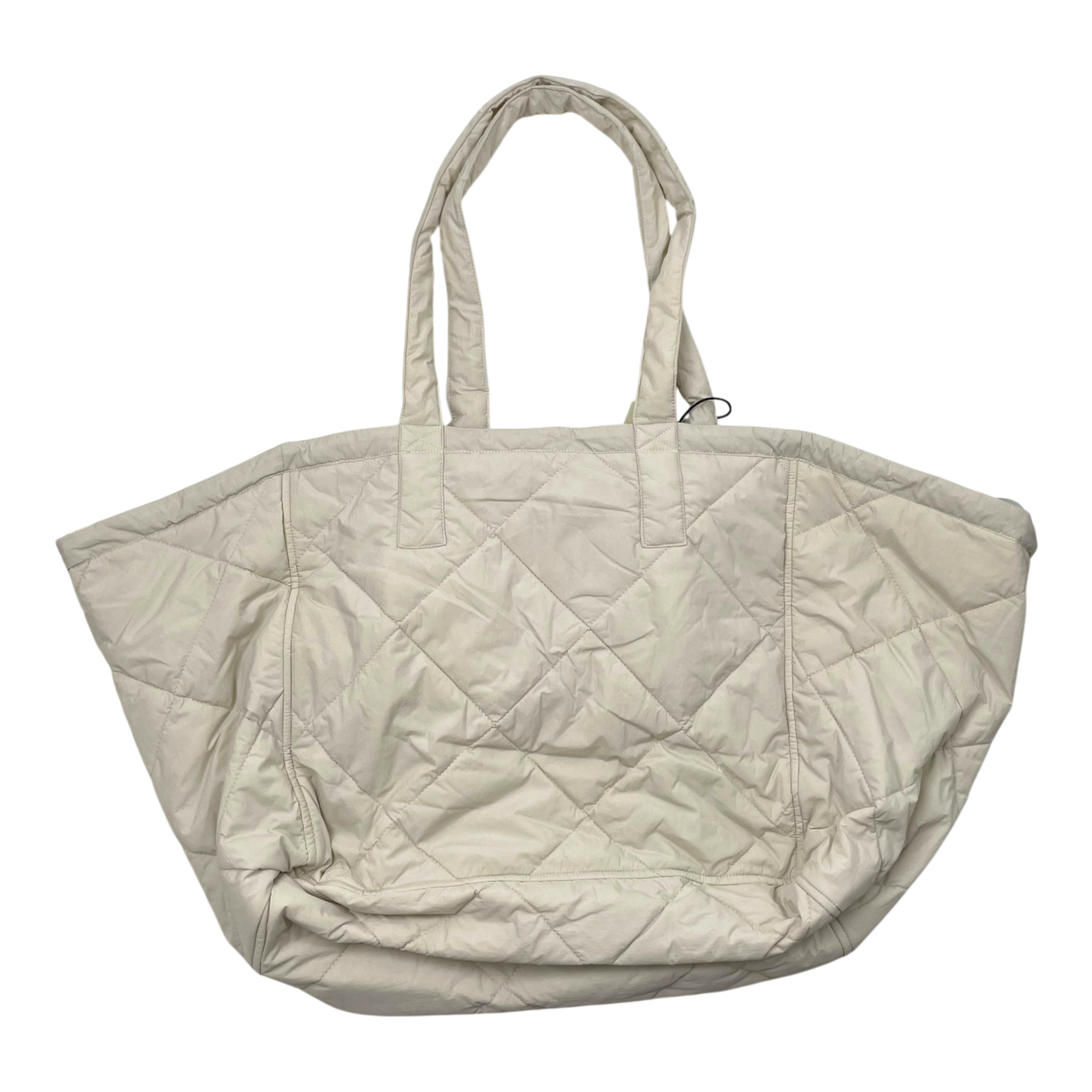 Embassy of Bricks and Logs albi quilted bag, off white