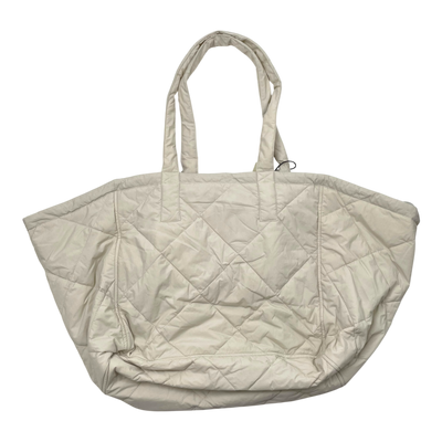 Embassy of Bricks and Logs albi quilted bag, off white