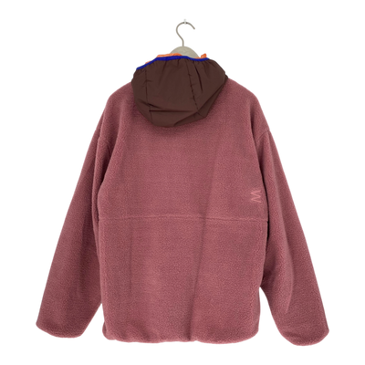 Embassy of Bricks and Logs mosino sherpa jacket, mauve | unisex L