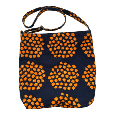 Marimekko canvas shopper bag, flowers
