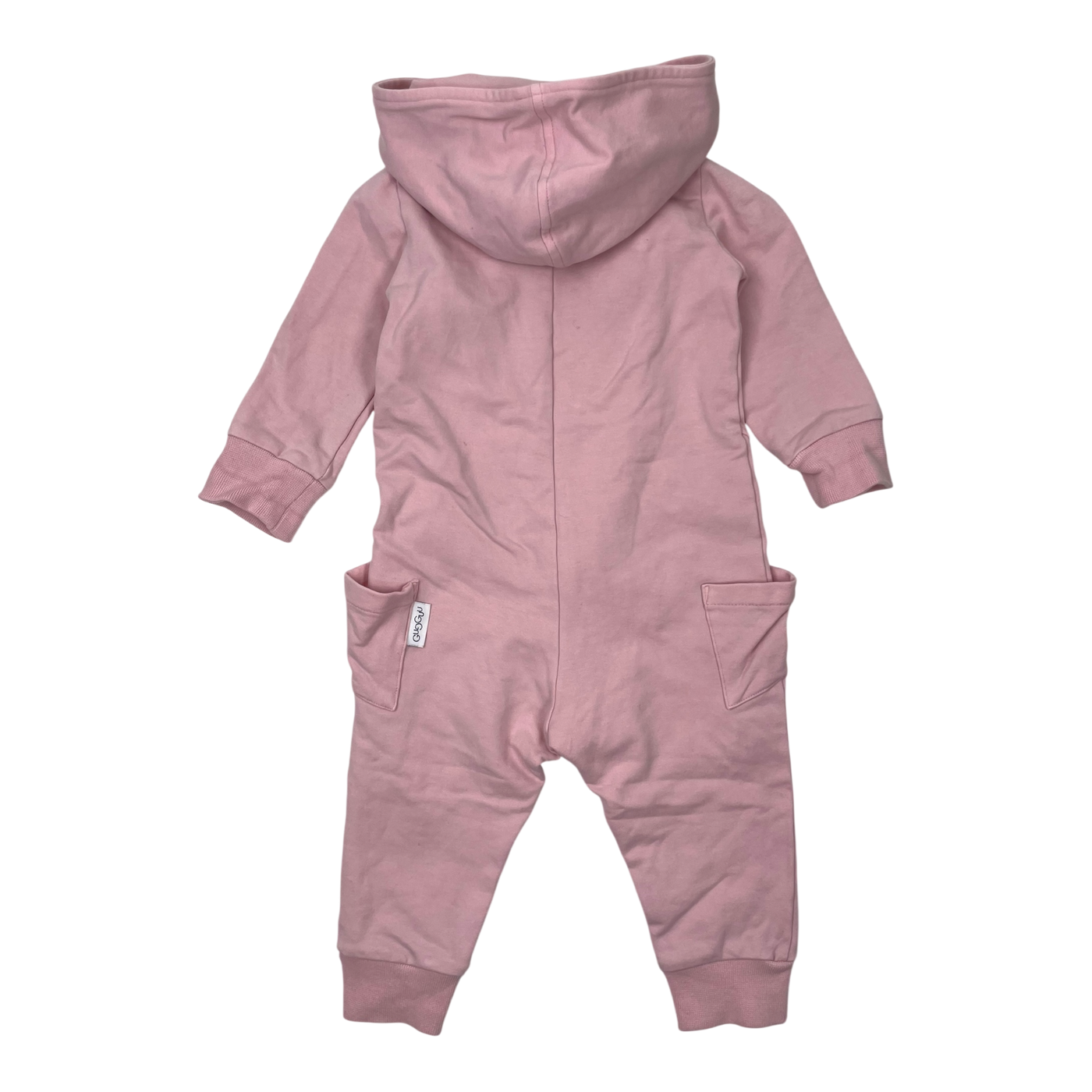 Gugguu jersey jumpsuit, light pink | 80cm