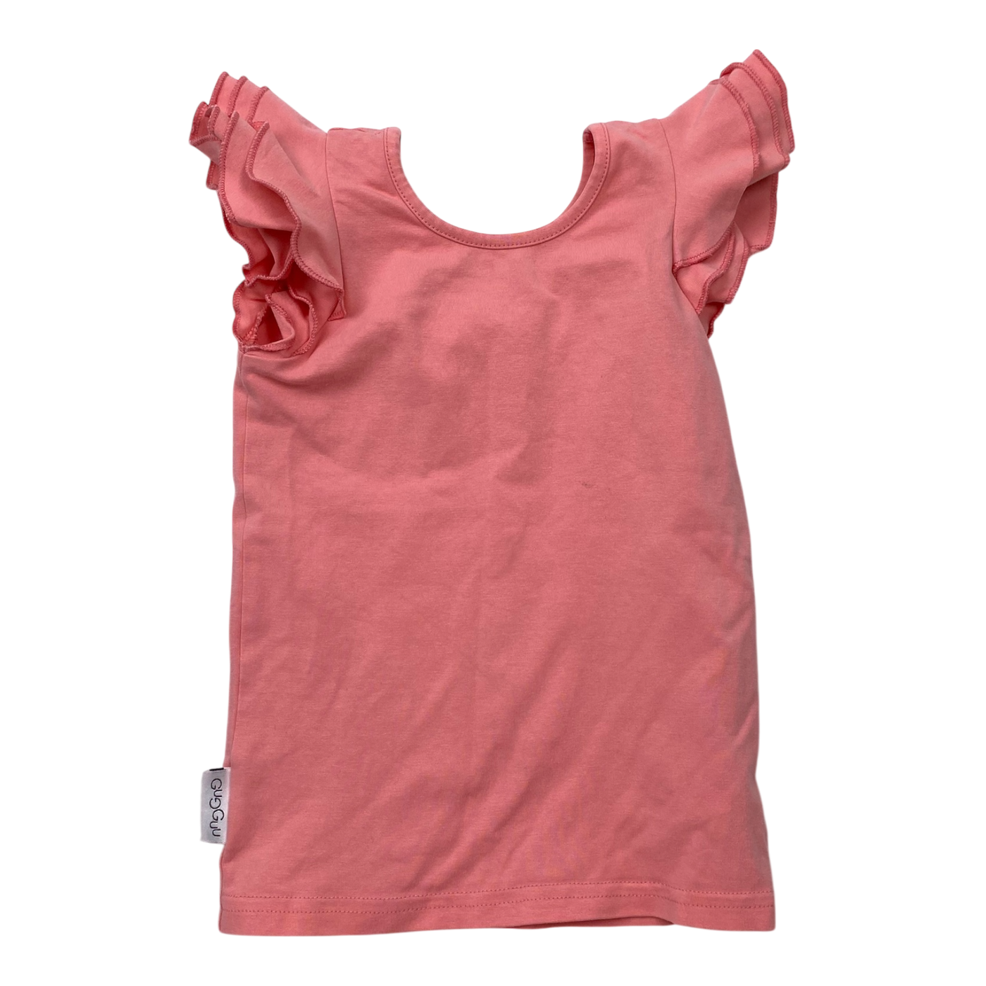 Gugguu frill t-shirt, hot pink | 86cm
