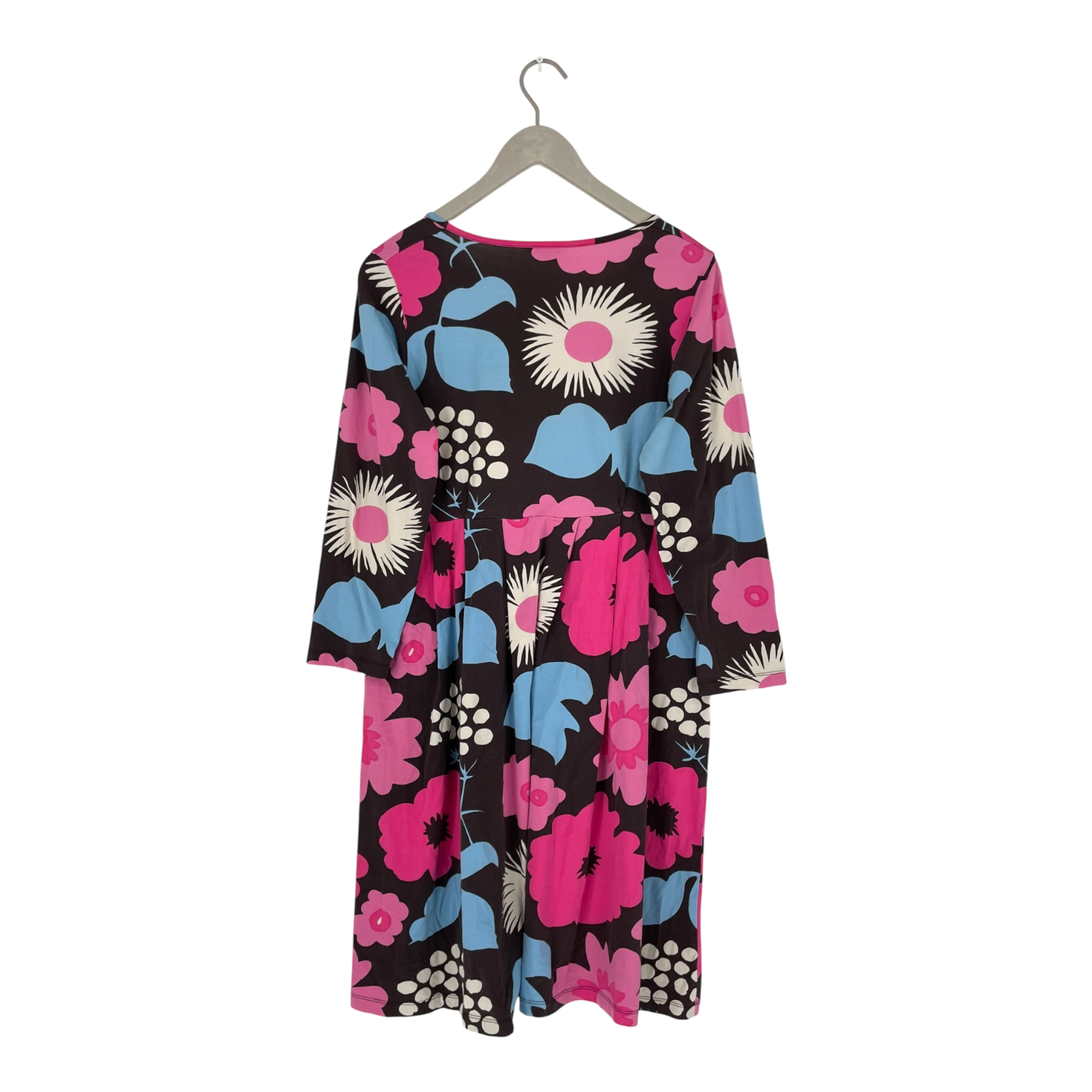 Marimekko tricot dress, flowers | woman XL
