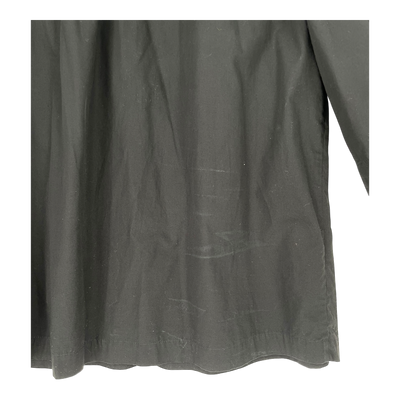 Marimekko salli solid shirt, black | woman XL