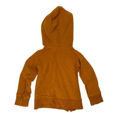 Gugguu zipper hoodie, mustard | 92cm