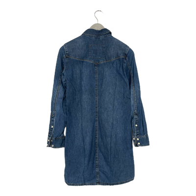 Peak Performance collar dress, denim | woman XS
