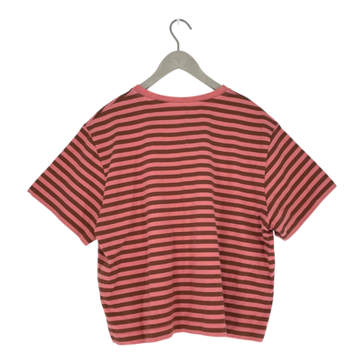 Marimekko tildra oversized t-shirt, tasaraita unikko | unisex L