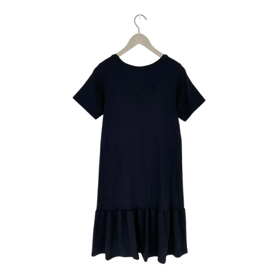 Kaiko ruffle t-shirt dress, black | woman XS