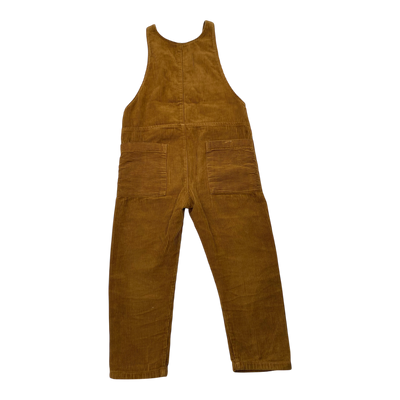 The simple folk corduroy jumpsuit, brown sugar | 4-5y