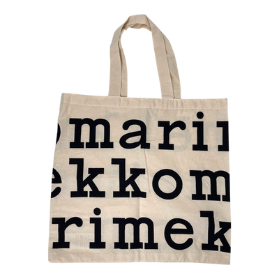 Marimekko logo bag, black | onesize