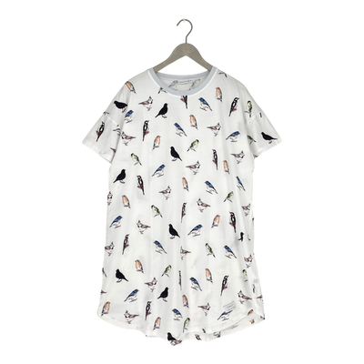 Riva Clothing muisto t-shirt dress, birds | woman XL
