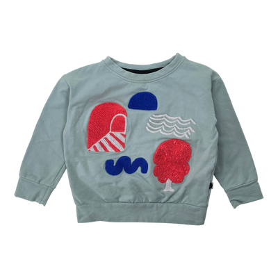 Papu sweatshirt, embroidery | 98/104cm
