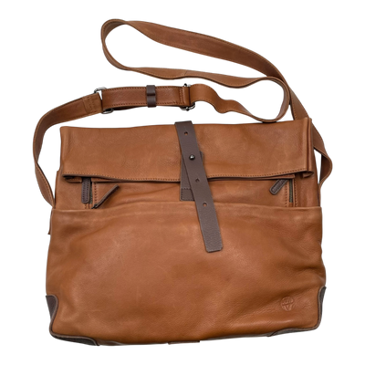 Harold's Bags mount ivy messenger bag, cognac