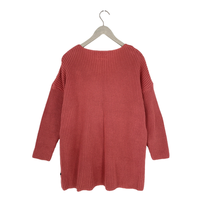 Kaiko v-neck knit jumper, salmon pink | woman M