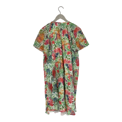 Marimekko suopursu silk mix dress, flowers | woman 42
