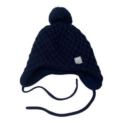 Reima wool beanie, navy blue | 50cm