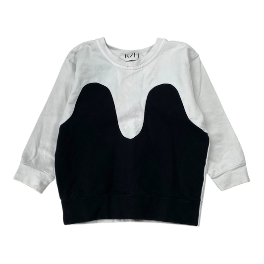 R/H mickey sweatshirt, black and white | kid 100cm