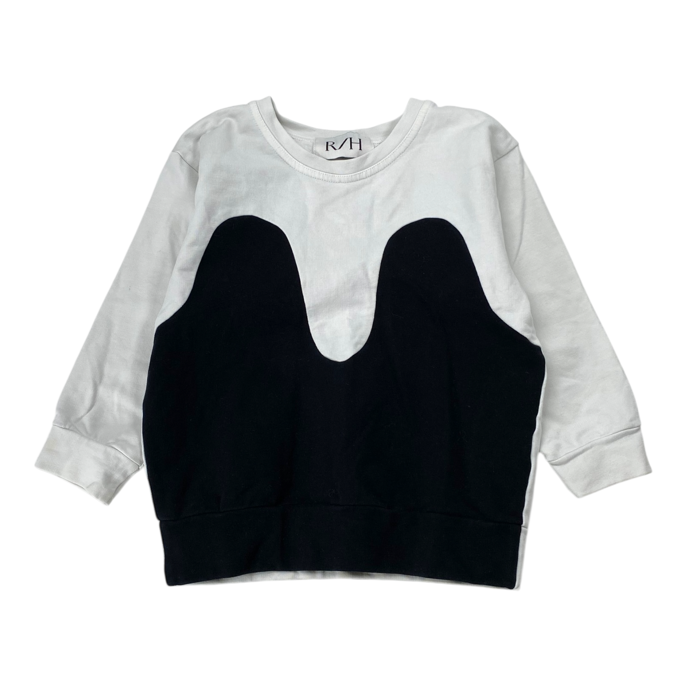 R/H mickey sweatshirt, black and white | kid 100cm