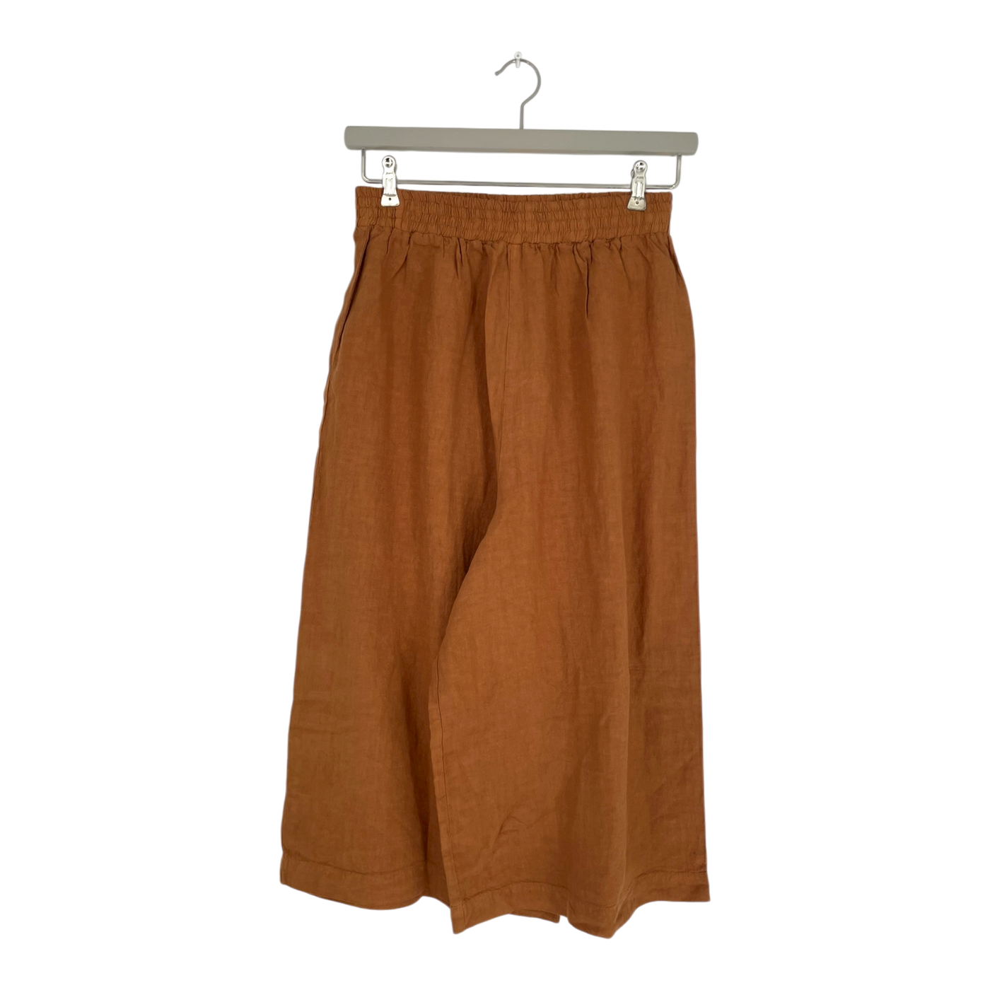 Papu linen culottes, caramel brown | woman M
