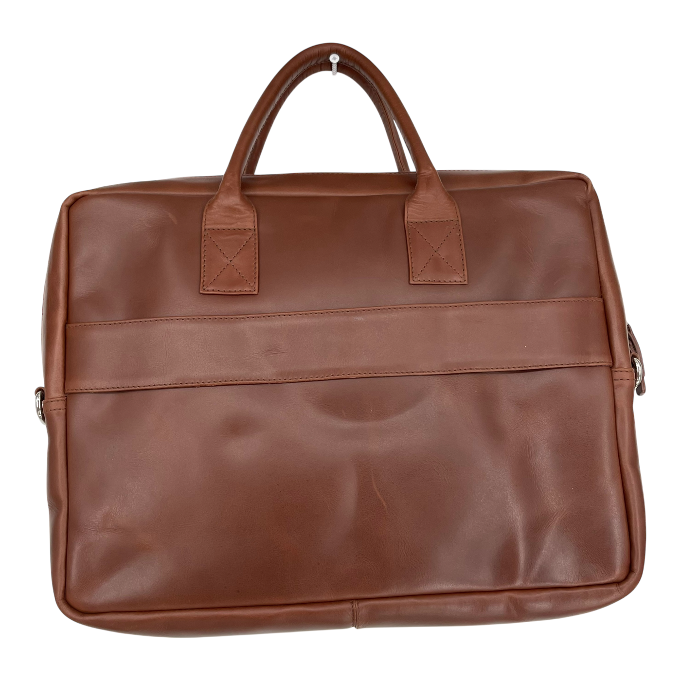 Holzrichter leather breafcase, cocoa brown